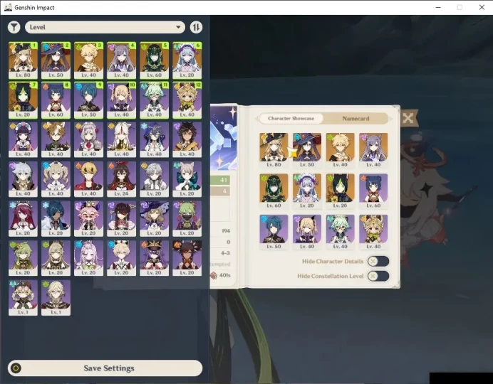ASIA|AR 41|2 Limit+1(*5Wep)|Nefer,Navia|Low Explore Map|FS 80|MC Male|TakeMail|(GI6438)