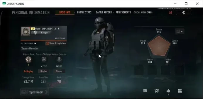 MOBILE Lv30|SV 21,7M|CV 17M|Wire Set|SS AKM,GM AK-12,Forest MP5,Abomi Vector 9,Speed SQB M110,ET Mosin|CN ON|Infinite(AB3174)