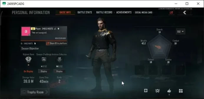 MOBILE Lv30|SV 39,6M|Decree LR-AR1|SS AKM,GM AK-12,Ceremonial S12K,SS Deagle|CN ON|Infinite(AB3175)