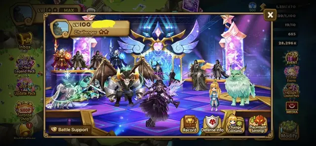 C2/P1 Velaska ( Dark Specter Princess ) + Dyeus (Light Indra ) + Elenoa + Shan 4LD | Max SPD +209 | 50 Nat5 | Instant Delivery LD5