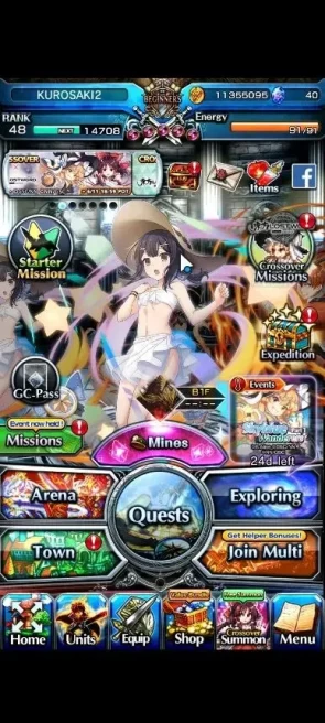 Global|Rank 48|15 Ascend+6 TW|[2x SMiyu,Emiya,Kamijo,S Chloe,Stark,Kaname]+TW,Chloe,GC Platina,S Illya,Etc|Lpot 283|(GS2550)