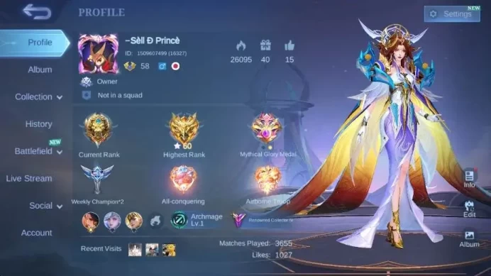 Global|Hero 114|Skin 220|Renowned|CC Natalia|KOF Karina|LBox Eudora+Chou|LightBorn TG+Harith+GR|Gara,Etc|More Check SS ML1931B