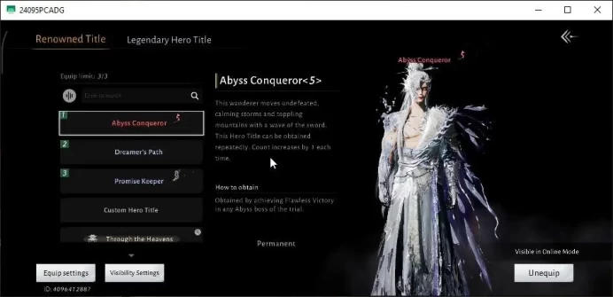 GLOBAL|Lv 90|GS 21K|Abyss Conq 5|Mirrored Heart+Elegy Of Petals|Many Skin Weapon|Snow Oath|100% Oddty|Male MC|Netease(WWM1067)
