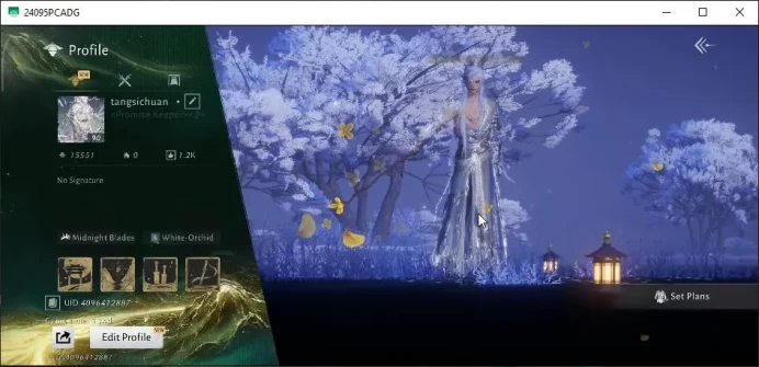 GLOBAL|Lv 90|GS 21K|Abyss Conq 5|Mirrored Heart+Elegy Of Petals|Many Skin Weapon|Snow Oath|100% Oddty|Male MC|Netease(WWM1067)