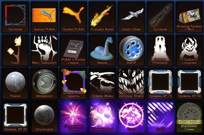 RL214//Epic Games account with Rocket League Fennec BM + 83 LVL