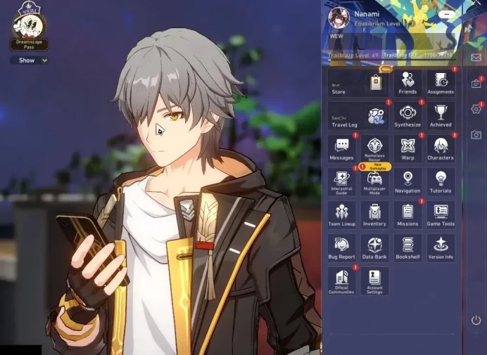 Asia|TL 69|11 Limited|[Castorice,Jingliu,Jing Yuan]+Sign,Robin E1,kafka,Huohuo,Sparkle,Etc|MC Male|Take Mail|Check SS(HSR7054)