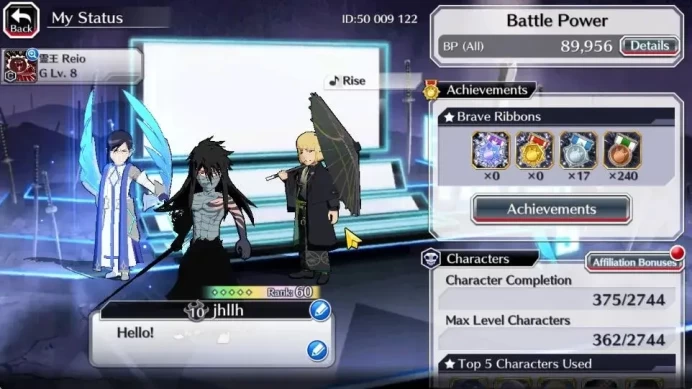 [GLOBAL]20K Orbs+Fresh All Story|Shinji Parasol,Rin Patissier,Genryusai Brave,Ichigo 9th Anniv,Shuhei,Etc|CE ON|Klab ID(BBS2659)