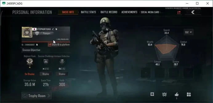 MOBILE Lv30|SV 35M|CV 32M|AEK Peak,VSS White Wolf,Mosin ET,AK 12 GM,AK74N ET|CN Off|Infinite(AB3178)