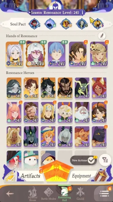 GLOBAL|Ready Gacha|Collab Frieren|Supreme+ Aurora|Epic Frieren|+4 S Character|42,1K DM|366 IL,31 E IL,Etc|AFK782