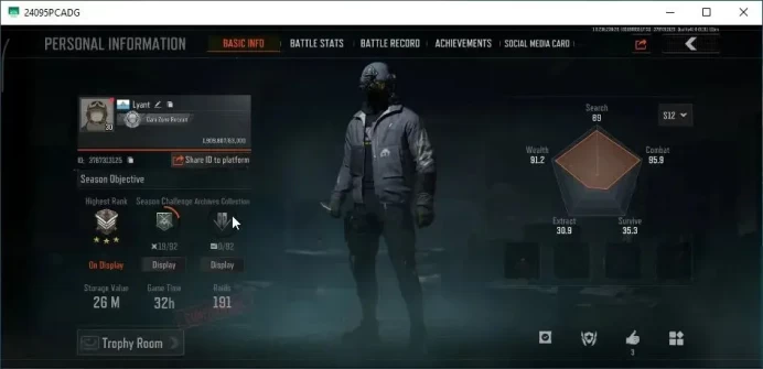 MOBILE Lv30|SV 26M|CV 10M|LR AR 1 Decree|Many Skin Weapon|Many Skin|CN Off|Infinite(AB3181)