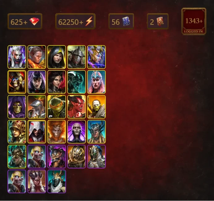 [STARTER]Teodor+Cecilia the Red Hope+Visix+Ronda+Aleksandr+Rathalos+Deliana+Deathknight+Alice+Adelyn+Xenomorph+Loki+56Epics