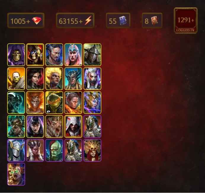 [STARTER]Gnishak+Solanar the Gleaming+Skeletor+Raf-Matab+Deathknight+Karato+Loki+Rathalos+Artak+Adelyn+Tomb Lord+Scyl+57Epics