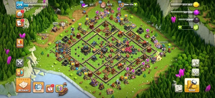 Town hall 17 Xp 214, 4 equipment epic max(ready for 5 max), C6244