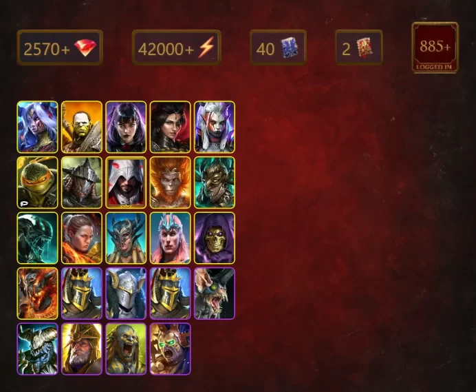 [STARTER]Riho+Tekteon Fissureflesh+Artak+Alice+Adelyn+Visix+Michelangelo+Rathalos+Ezio Auditore+Wukong+42Epics