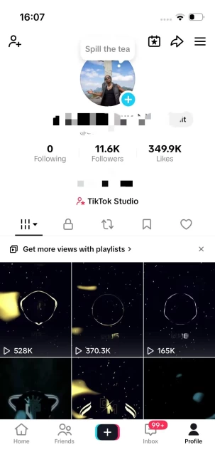 Instanly Delivery/Monetized 11K Real Followers+340K Real Likes Account/ Creator Rewards Program Activated/ Full Access