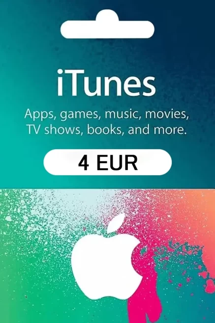 iTunes Gift Card 4 EUR - FR iTunes Keys - France
