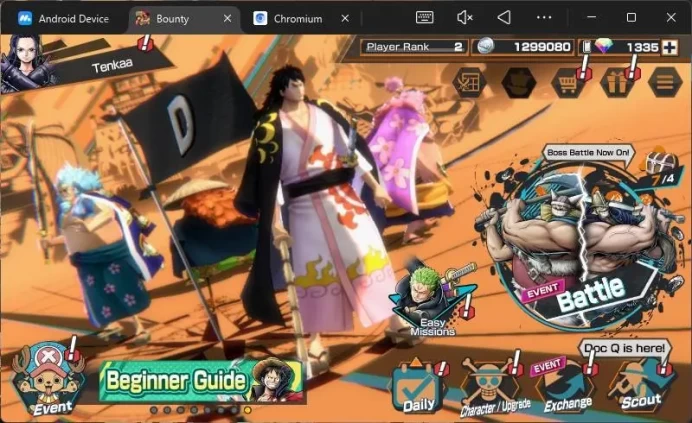 GLOBAL | 2 EX | RD 1335 | Nusjuro, Shanks | Log Bandai OPBR113B