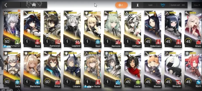 Lv 22 | 64 Operator+1 Outfits | 1 Limited | [SilverAsh the Reignfrost] | Chapter 2-9 |Check SS|(AK1362)