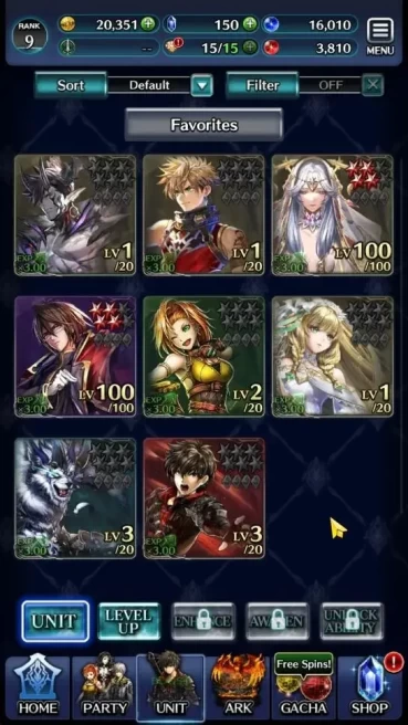 GLOBAL | Rank 9 | Top Tier Unit [DL Judecca-Samekh,Goddess Lilaha] | 1 UR & 9 SSR Ark |Code Only|LC1274
