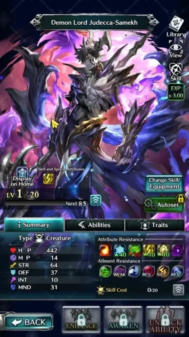 GLOBAL | Rank 9 | Top Tier Unit [DL Judecca-Samekh,Goddess Lilaha,GD Degrogue] | 9 SSR Ark |Code Only|LC1273