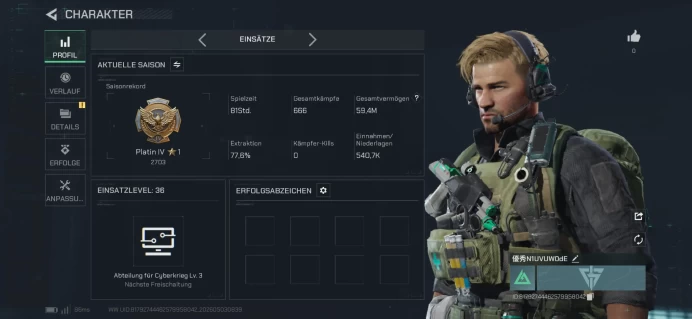 DF106 TOP ACCOUNT 36 LVL 59 M 666 OPS 81 H FULL ACCESS PC/MOBILE