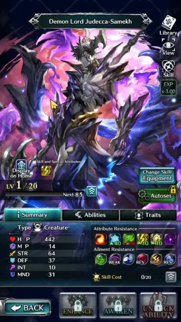 GLOBAL | Rank 7 | Top Tier Unit [DL Judecca-Samekh,Goddess Lilaha,AoG Labyreth,KoG Mauna] | 1 UR & 10 SSR Ark |Code Only|LC1272