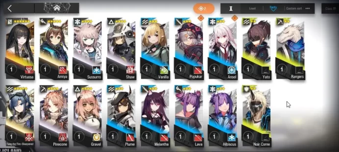 Lv 1 | 17 Operator | 4k Orundum | 1 Limited | [Virtuosa] | Chapter 0-2 |Check SS|(AK1366)