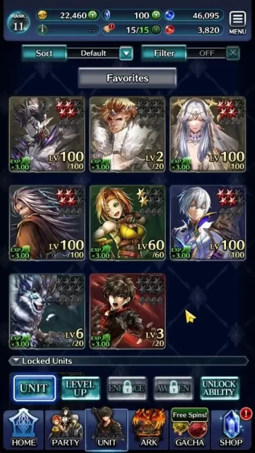 GLOBAL|Rank 11|Top Tier Unit [Demon Lord Judecca-Samekh,Goddess Lilaha,Zekus Forgate]|6 SSR Ark|Code Only|LC1270
