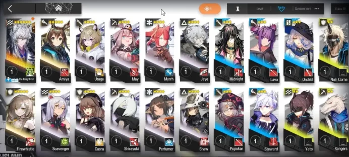 Lv 1 | 20 Operator | 1 Limited | [SilverAsh the Reignfrost] | Chapter TR-1 | Check SS |(AK1371)