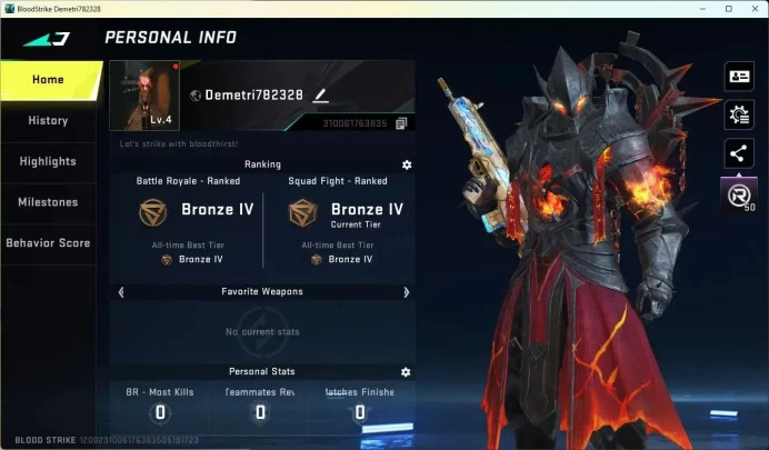 ASIA| ULTRA STRIKER: JET-Flameborne | LEGENDARY GUNS: M4A1,AR97,AUG | L4 | Bronze IV Rank | Check SS|More Check SS BS843B