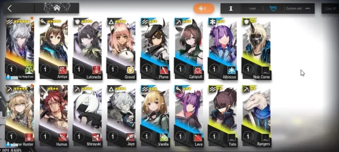 Lv 1 | 16 Operator | 1 Limited | [SilverAsh the Reignfrost] | Chapter 0-2 | Check SS |(AK1377)