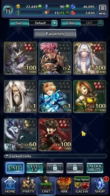 GLOBAL|Rank 11|Top Tier Unit [Demon Lord Judecca-Samekh,Goddess Lilaha]|1 UR & 12 SSR Ark|Code Only|LC1267