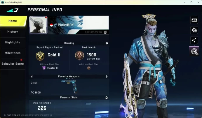 ASIA | Master III | ETERNAL: M700,FN2000 | ULTRA: Dual Blades Melee, 7 Guns, 4 Strikers | 3 TR | 3 LMT|More Check SS BS865B