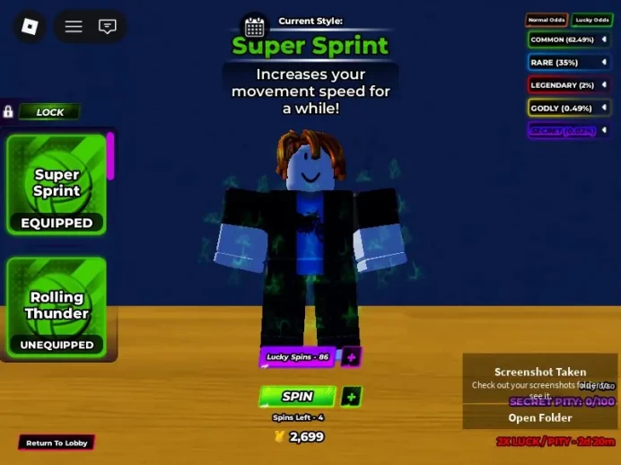 ROBLOX1701//ACCOUNT WITH KAZANA/KISUKI/KYAMO/86 LUCKY ABILITY SPINS