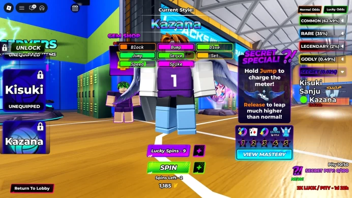 ROBLOX1703//ACCOUNT WITH TSH + Kazana + Kisuki + Sanju + Magnetic Pull/15 Level NO EMAIL!