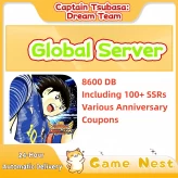 [Global] 8700DB | Includes 100 SSR and various anniversary tickets | Contains limited-time Dream Ball | Level 1 starter account