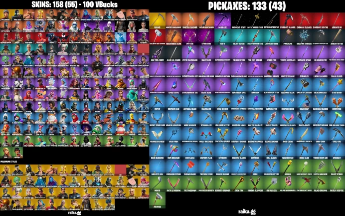 [PC/XBOX/PSN] 158 skins | Polo Prodigy | Snake Eyes | Aura | Spider-Man (Miles Morales) | Surf Witch	LKK280
