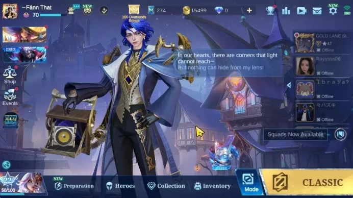 Hero 119|Skin 213|High Glory 58|Sanrio Floryn,CC Nata,LBox[Alice,Eudora],LB[Granger,Alucard],MSeries[Yu Zhong,Beatrix](MLBB2217)