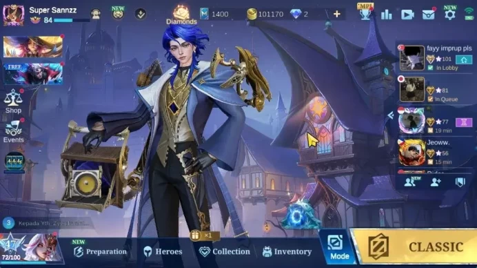 Hero 132|Skin 284|High Immo 100|KOF Karina,Trans Roger,CC [Valir,Nata],LBox[Haya,Irithel],LB Granger,Zodiac Badang,Etc(MLBB2218)