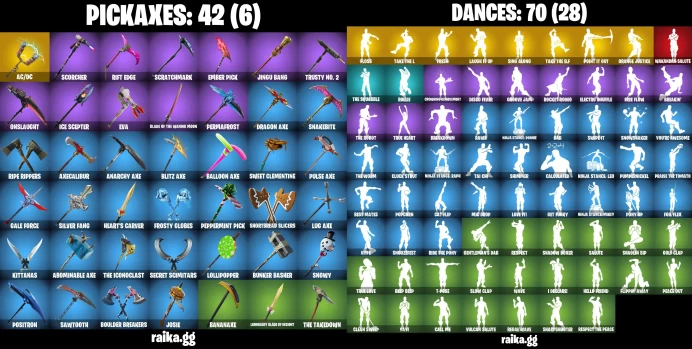 PC/PSN/XBOX 80 skins | Black Knight | Sparkle Specialist | The Reaper | Blue Squire | Royale Knight | Floss LKK303