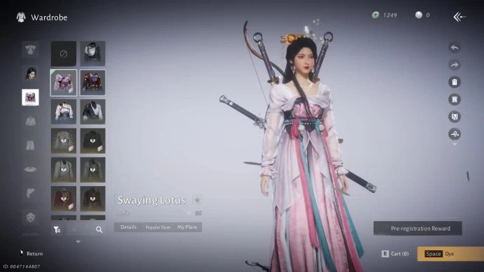 WWM34//Legend Infernal Twinblades Female 15LVL Pre-registration rewards Epic Games