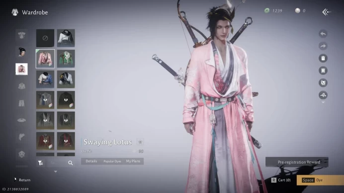 WWM38//Male Infernal Twinblades & Nameless Sword 15LVL Pre-registration rewards Steam Global server Legendary difficulty mode LVL15 Infernal Twi