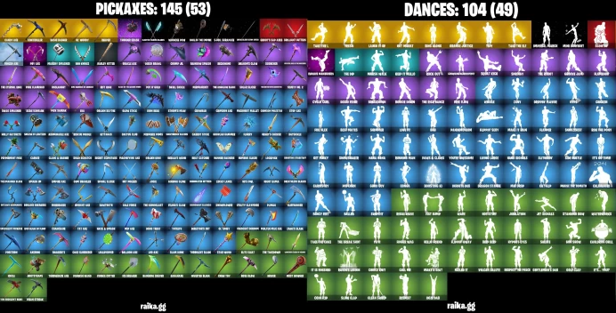 [PC] 147 skins | OG STW | Travis Scott | The Reaper | Take The L | Elite Agent | Lara Croft | Candy Axe	LKK309