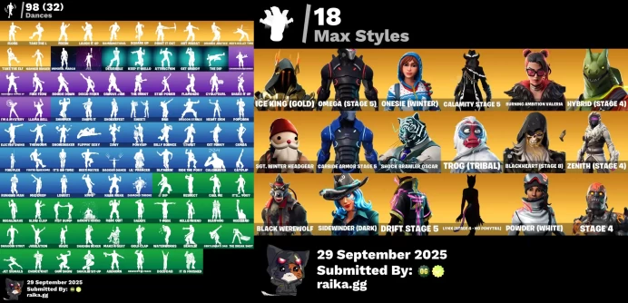 [PC/NINTENDO] 101 skins | Black Knight | Sparkle Specialist | The Reaper | Blue Squire | Royale Knight | Floss	LKK484