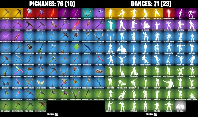 [PC/XBOX] 68 skins |Floss  OG STW | The Reaper | Blue Squire | Royale Knight | | Mako | Take The L | Elite Agent	Dat34