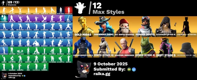 [PC/PSN] 53 skins | Sparkle Specialist | The Reaper | Blue Squire | Royale Knight | Floss | Mako | Take The L	Dat35