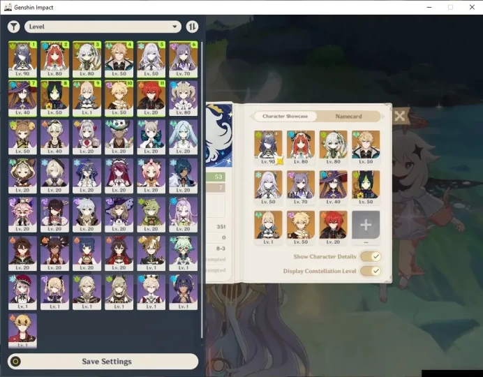 ASIA|AR 53|5 Limited+3(*5Weapon)|Nilou+Sign,Varka,Skirk,Nahida,Lauma|MC Male|Low Explore Map|TakeMail|Check(GI6268)