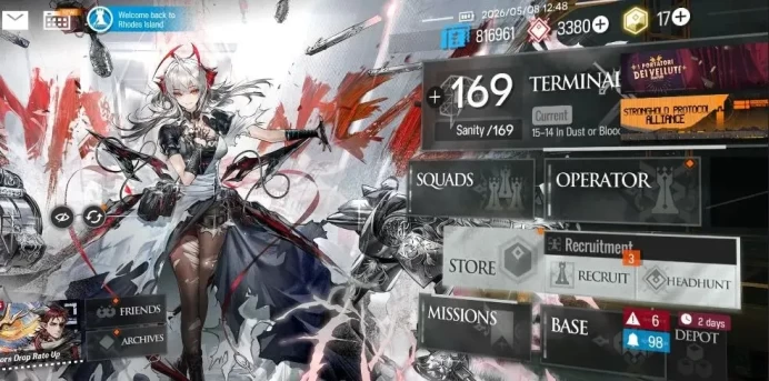 Lv 59|138 Op+8 Outfits|5 Limited|ETNC,Wis'adel,TTO,Muelsyse,Rosmontis|Terminal 15-14|Check SS(AK1479)