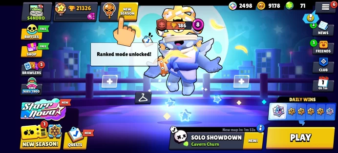 [Code A181] Level 125 / 21k Trophy + 37 Skins / Very Cheap