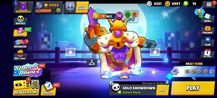 [Code A182] Level 105 / 31k Trophy + 158 Skins / Very Cheap